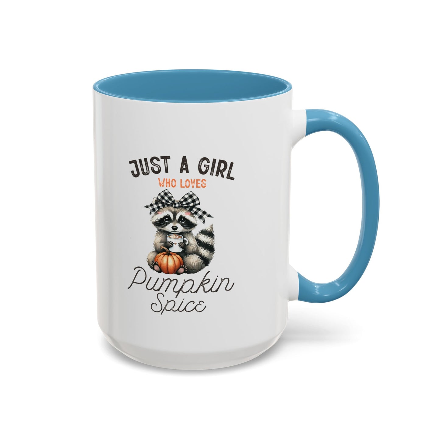 Girl Loves Pumpkin Spice Home Sweet Home Gift | 11oz | 15oz | White Color Rimmed Mug | Girl Soccer Player