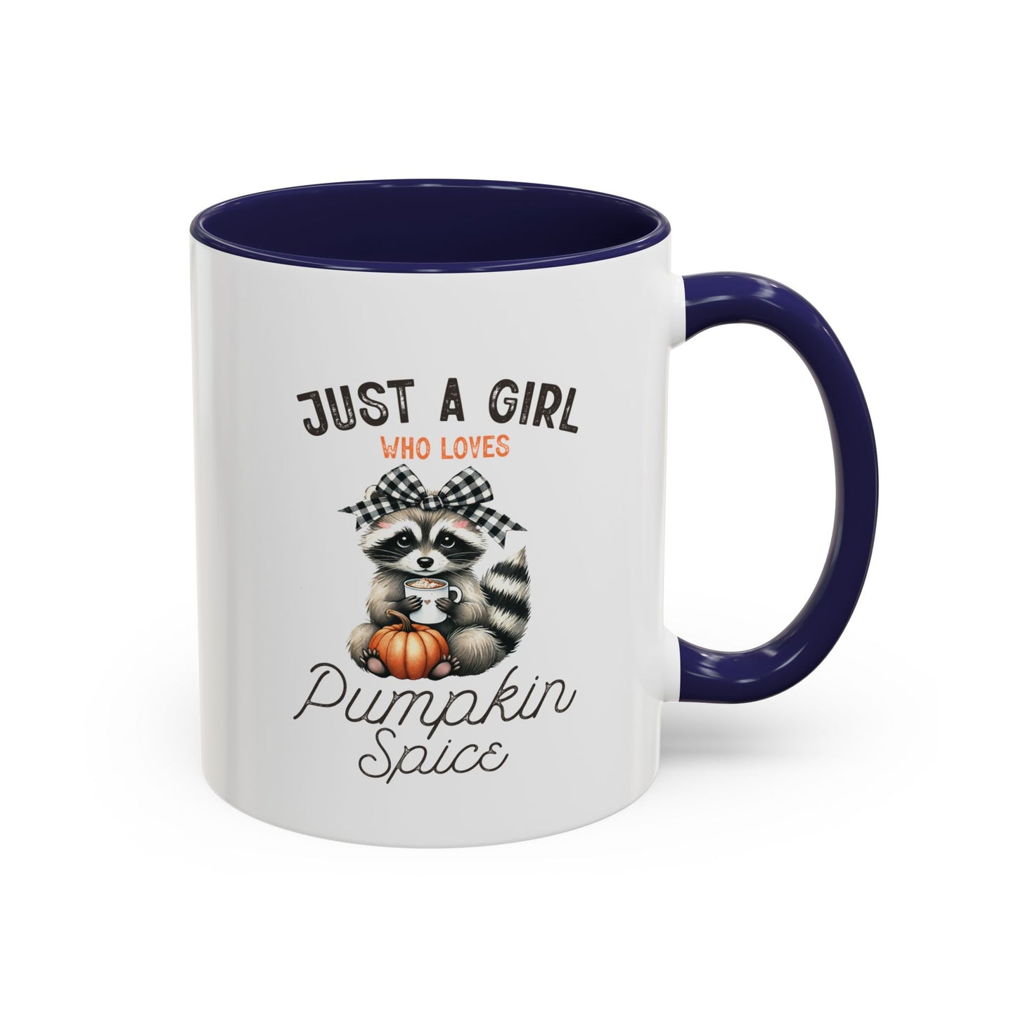 Girl Loves Pumpkin Spice Home Sweet Home Gift | 11oz | 15oz | White Color Rimmed Mug | Girl Soccer Player