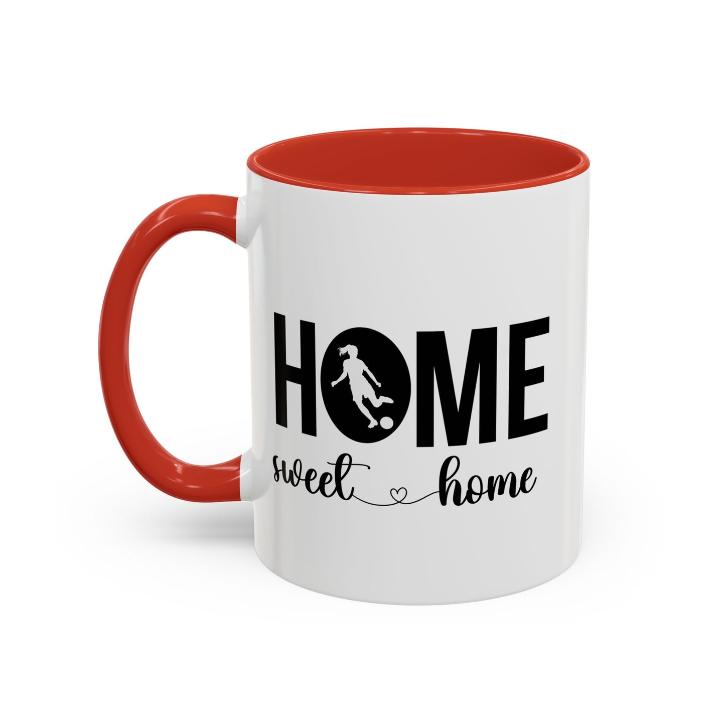 Sports Fan Home Sweet Home Gift | 11oz | 15oz | White Color Rimmed Mug