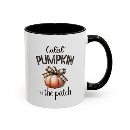 Cutest Pumpkin In The Patch Home Sweet Home Gift | 11oz | 15oz | White Color Rimmed Mug | Girl Soccer Player