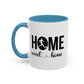 Male Soccer Player Home Sweet Home | Sports | Soccer | Housewarming | 15oz | 11oz White Mug | Color Rimmed