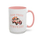 Farm Fresh Pumpkins Home Sweet Home Gift | 11oz | 15oz | White Color Rimmed Mug | Girl Soccer Player