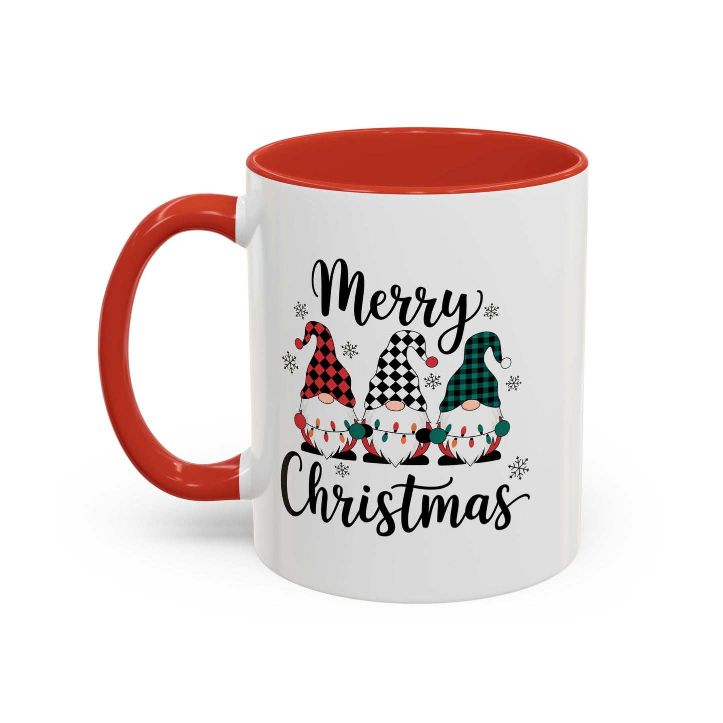 Merry Christmas Home Sweet Home Gift | 11oz | 15oz | White Color Rimmed Mug | Girl Soccer Player