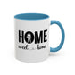 Football Player Home Sweet Home Gift | 11oz | 15oz | White Color Rimmed Mug