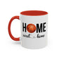 Bake, Sip Hot Cocoa, and Home Sweet Home Gift | 11oz | 15oz | White Color Rimmed Mug