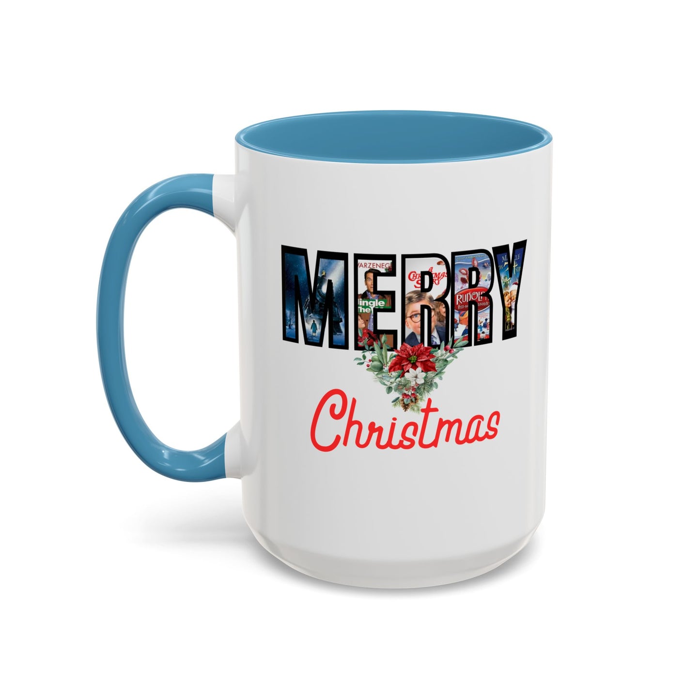 Merry Christmas Home Sweet Home Gift | 11oz | 15oz | White Color Rimmed Mug | Girl Soccer Player