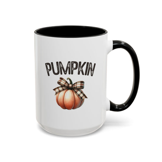 Pumpkin Home Sweet Home Gift | 11oz | 15oz | White Color Rimmed Mug | Girl Soccer Player