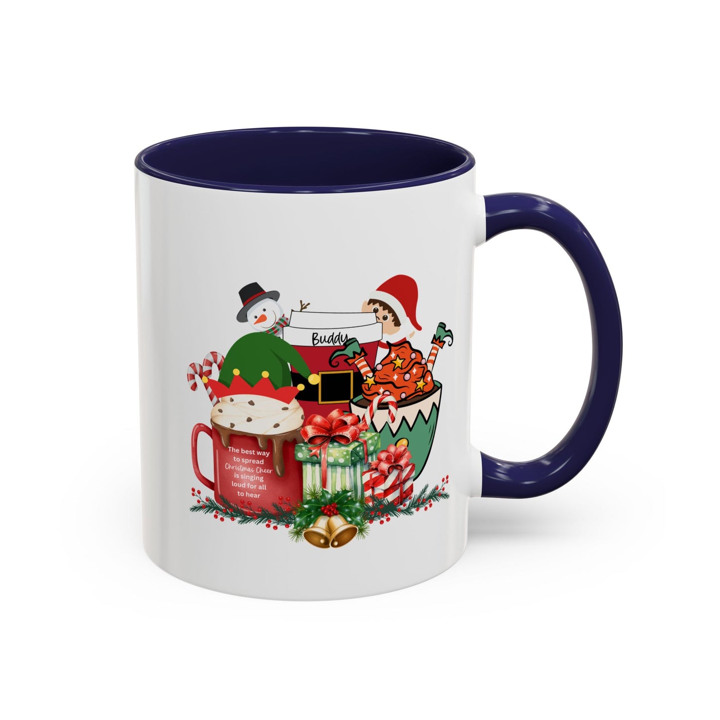 Merry Christmas with a Bang Home Sweet Home Gift | 11oz | 15oz | White Color Rimmed Mug | Girl Soccer Player