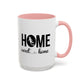 Sports Fan Home Sweet Home Gift | 11oz | 15oz | White Color Rimmed Mug