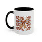 Game Day Home Sweet Home Gift | 11oz | 15oz | White Color Rimmed Mug | Girl Soccer Player