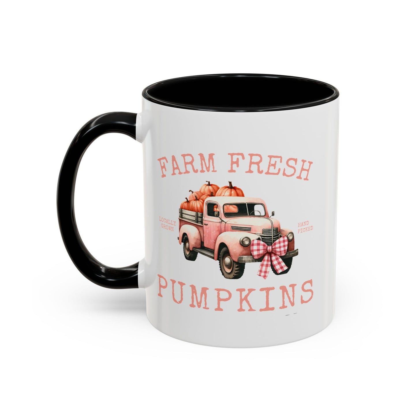 Farm Fresh Pumpkins Home Sweet Home Gift | 11oz | 15oz | White Color Rimmed Mug | Girl Soccer Player