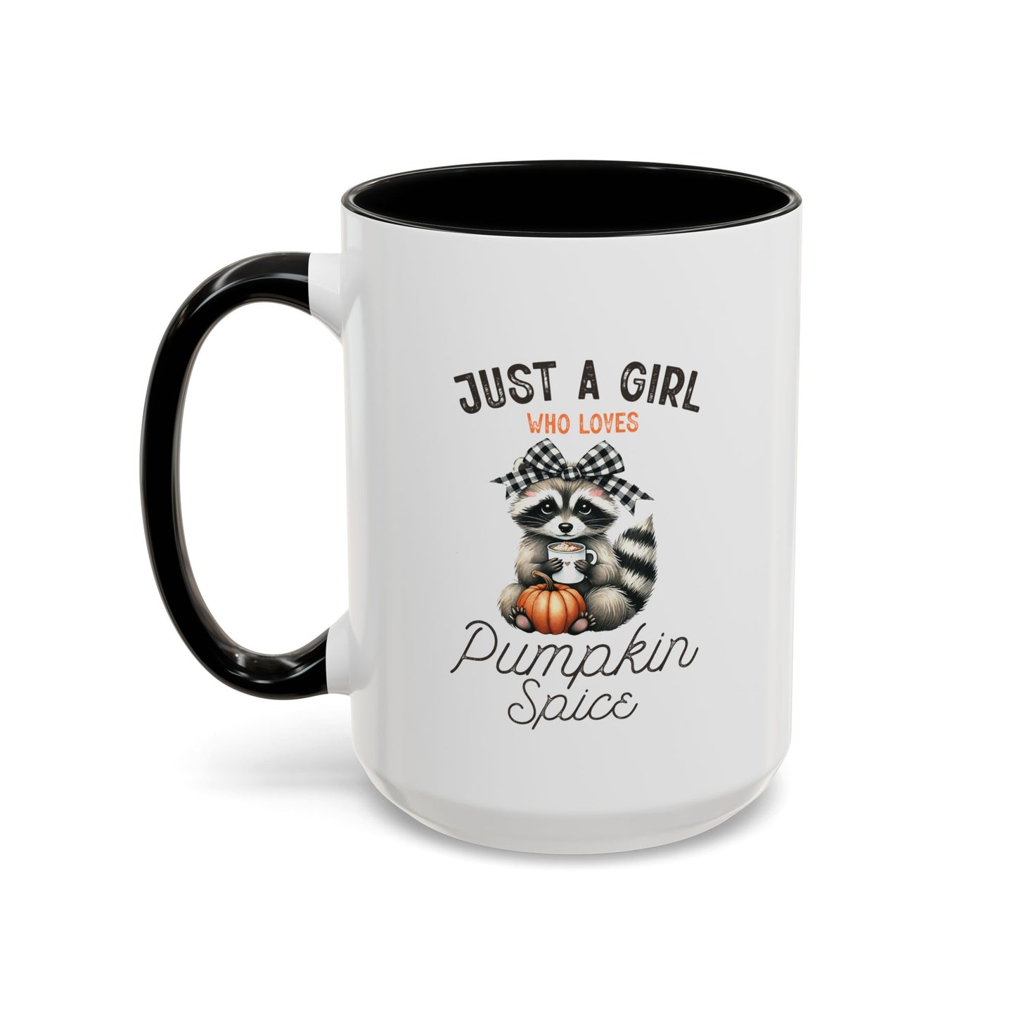 Girl Loves Pumpkin Spice Home Sweet Home Gift | 11oz | 15oz | White Color Rimmed Mug | Girl Soccer Player