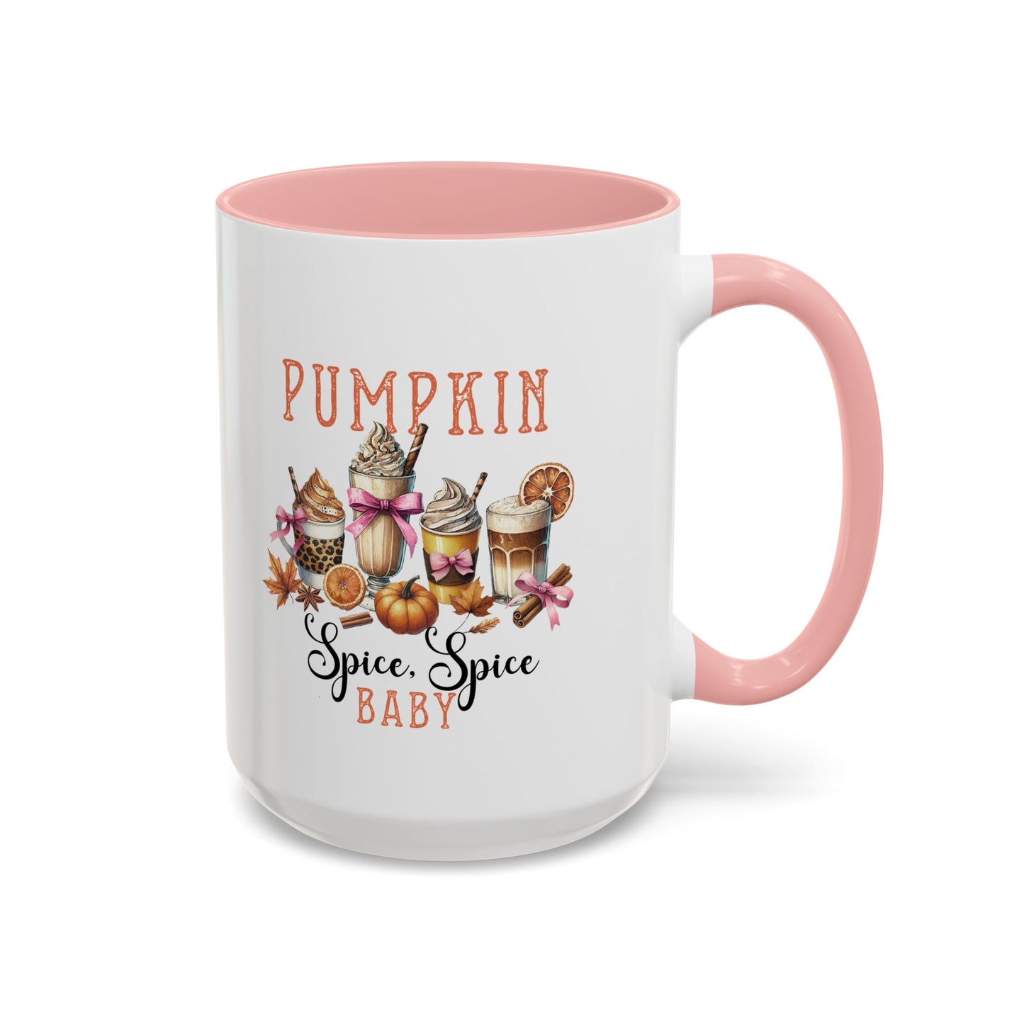 Pumpkin Spice Baby Home Sweet Home Gift | 11oz | 15oz | White Color Rimmed Mug