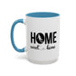 Sports Fan Home Sweet Home Gift | 11oz | 15oz | White Color Rimmed Mug