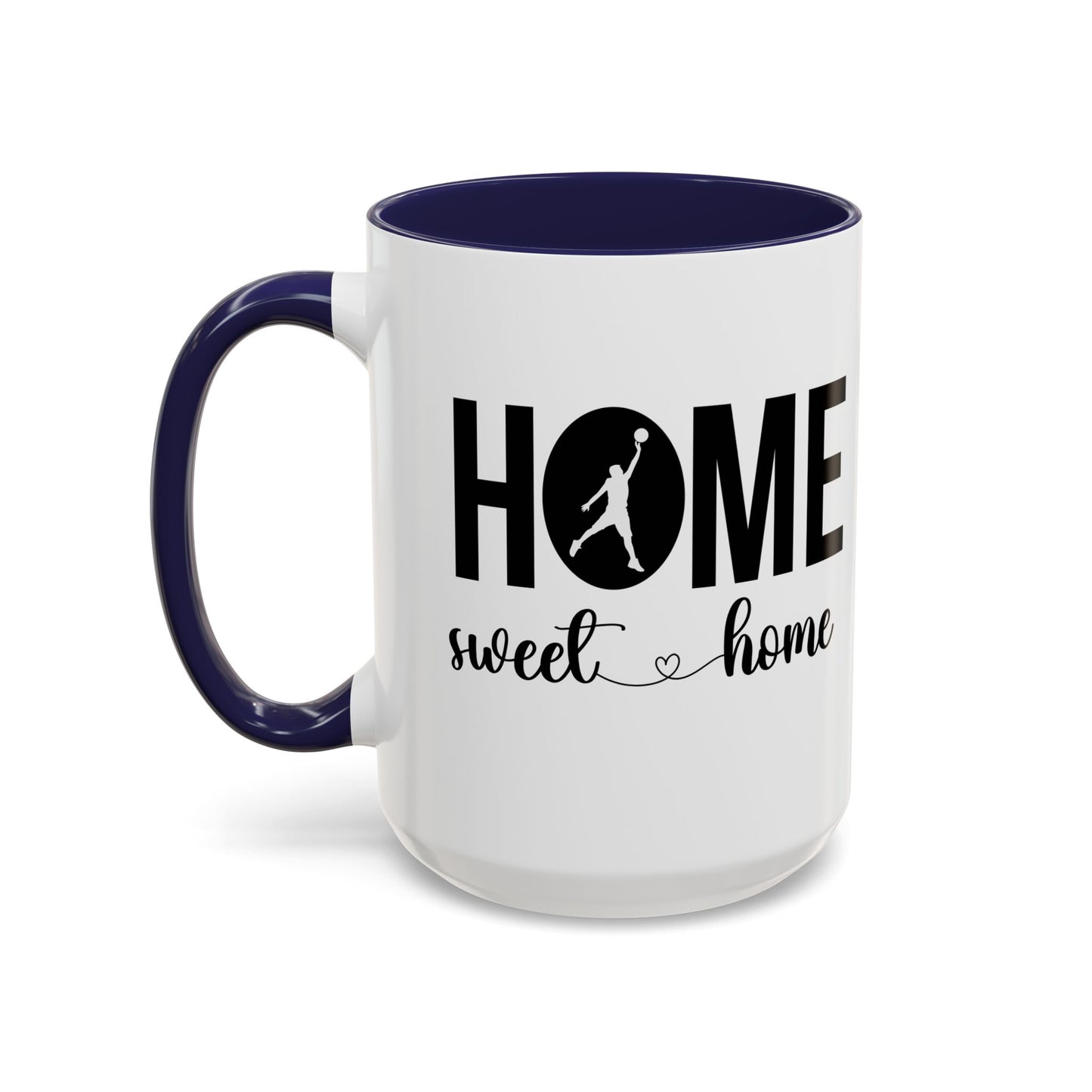 Football Player Home Sweet Home Gift | 11oz | 15oz | White Color Rimmed Mug