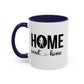 Football Player Home Sweet Home Gift | 11oz | 15oz | White Color Rimmed Mug