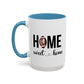 Football Player Home Sweet Home Gift | 11oz | 15oz | White Color Rimmed Mug