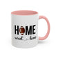 Football Player Home Sweet Home Gift | 11oz | 15oz | White Color Rimmed Mug