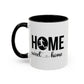 Male Soccer Player Home Sweet Home | Sports | Soccer | Housewarming | 15oz | 11oz White Mug | Color Rimmed