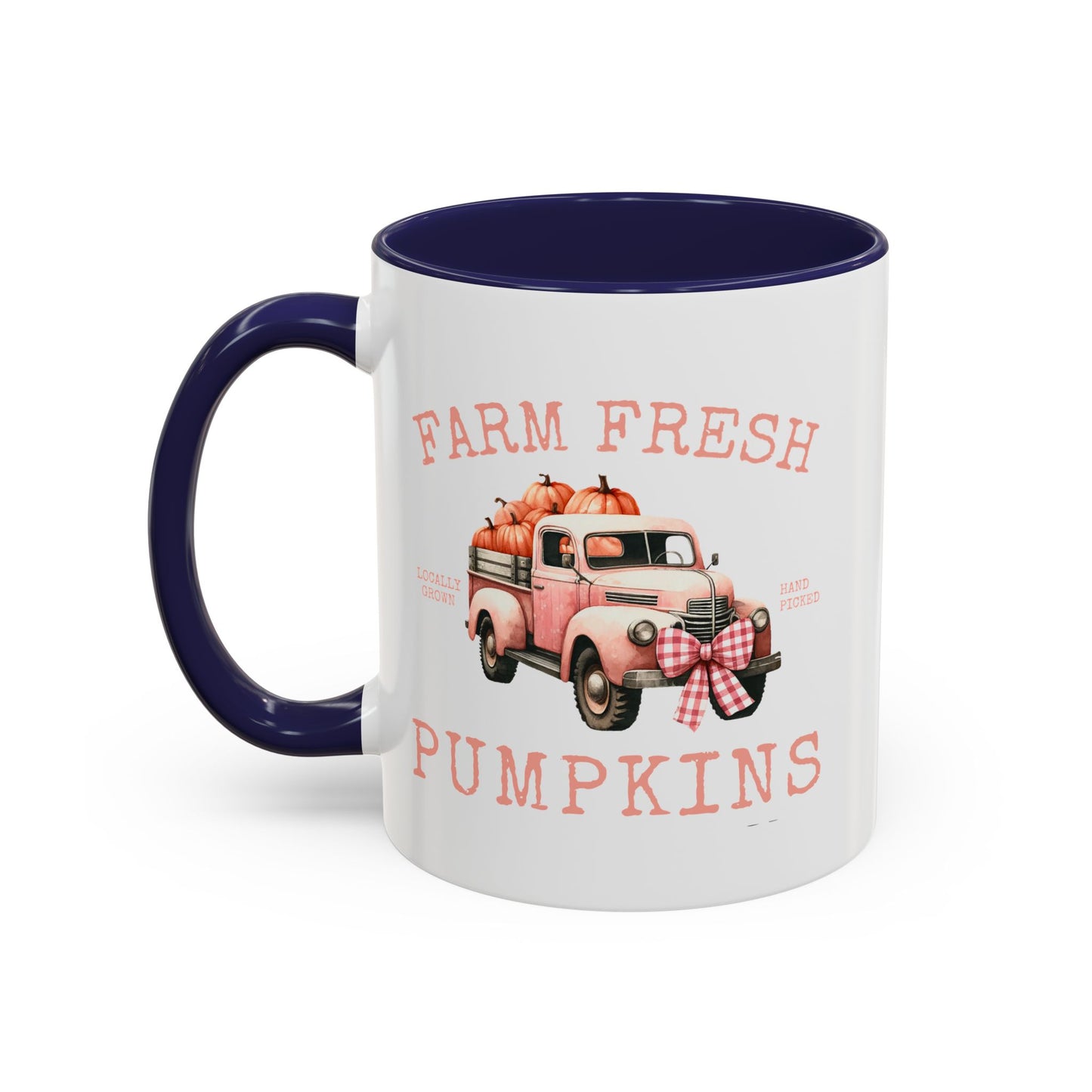 Farm Fresh Pumpkins Home Sweet Home Gift | 11oz | 15oz | White Color Rimmed Mug | Girl Soccer Player