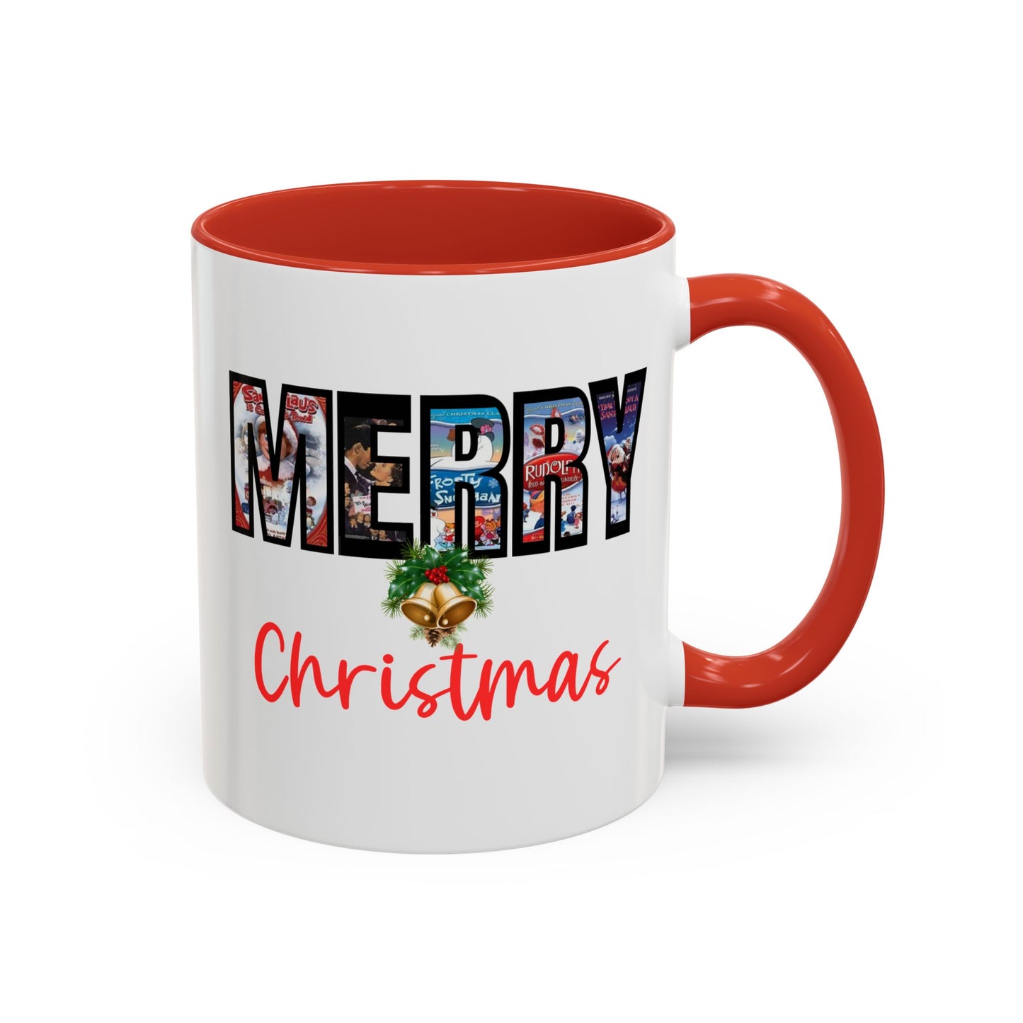 Merry Christmas Home Sweet Home Gift | 11oz | 15oz | White Color Rimmed Mug