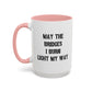 May The Bridges I Burn Light The Way Home Sweet Home Gift | 11oz | 15oz | White Color Rimmed Mug | Girl Soccer Player