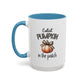 Cutest Pumpkin In The Patch Home Sweet Home Gift | 11oz | 15oz | White Color Rimmed Mug | Girl Soccer Player