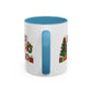 Ho Home Sweet Home Gift | 11oz | 15oz | White Color Rimmed Mug | Girl Soccer Player