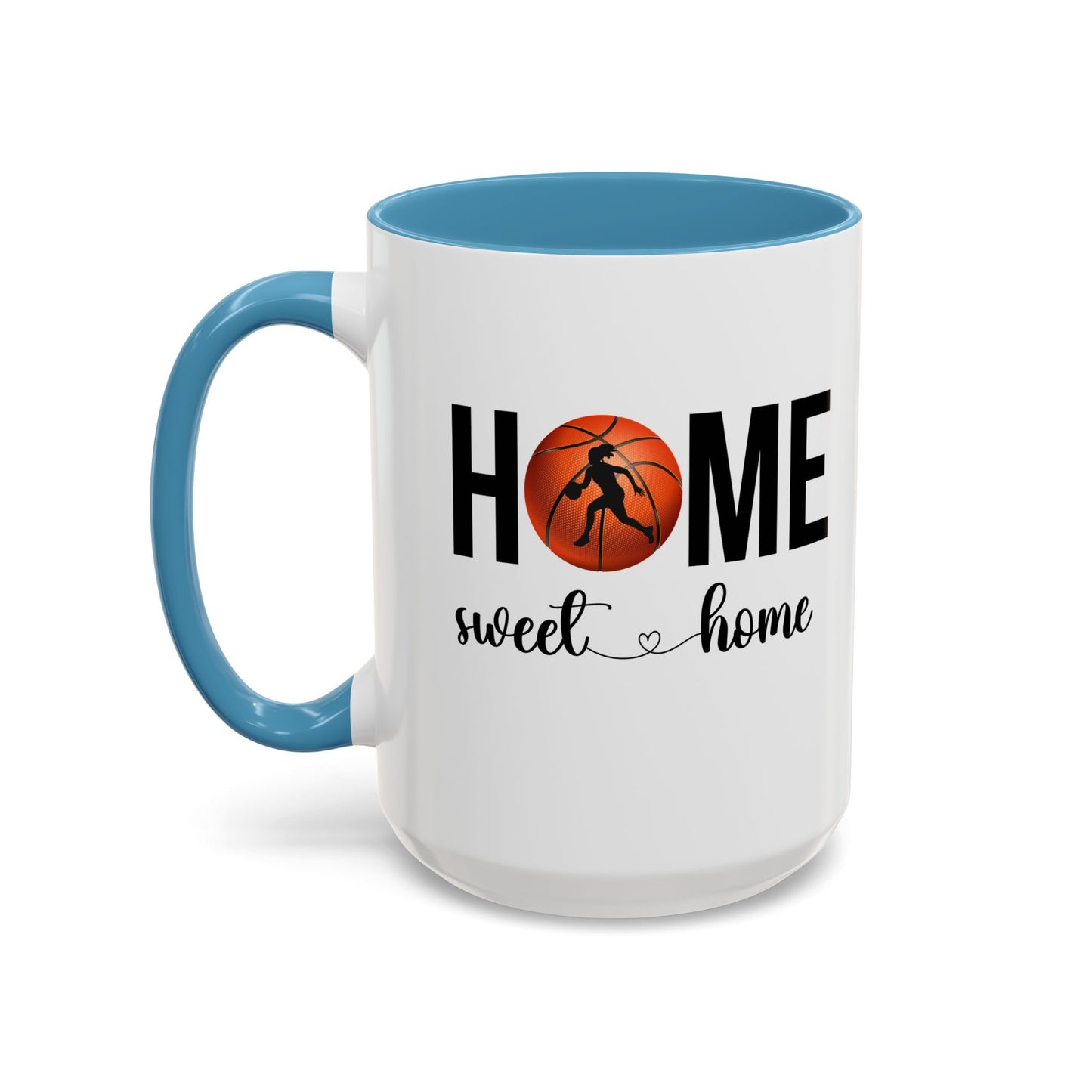 Bake, Sip Hot Cocoa and  Home Sweet Home Gift | 11oz | 15oz | White Color Rimmed Mug