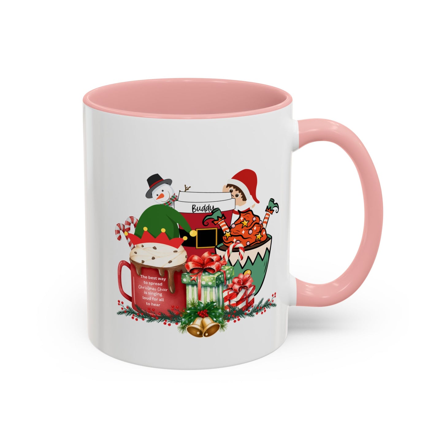 Merry Christmas with a Bang Home Sweet Home Gift | 11oz | 15oz | White Color Rimmed Mug | Girl Soccer Player