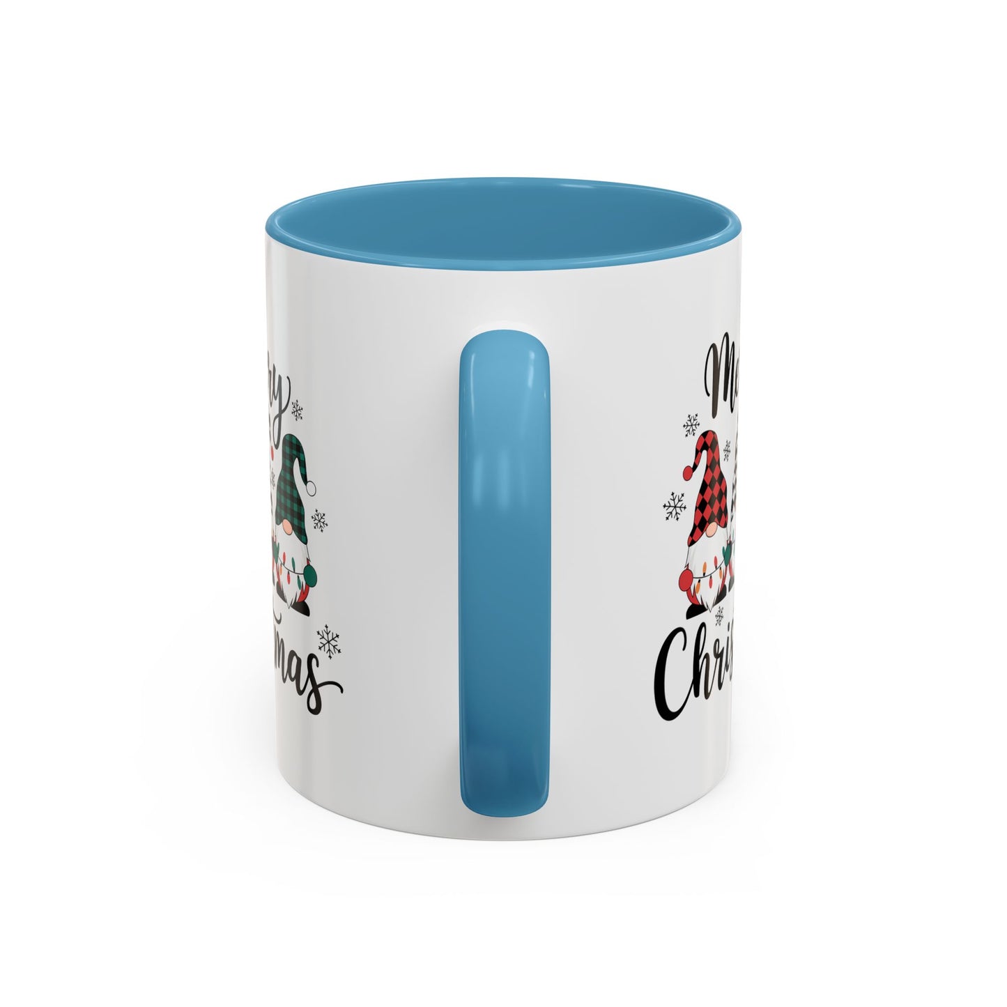 Merry Christmas Home Sweet Home Gift | 11oz | 15oz | White Color Rimmed Mug | Girl Soccer Player