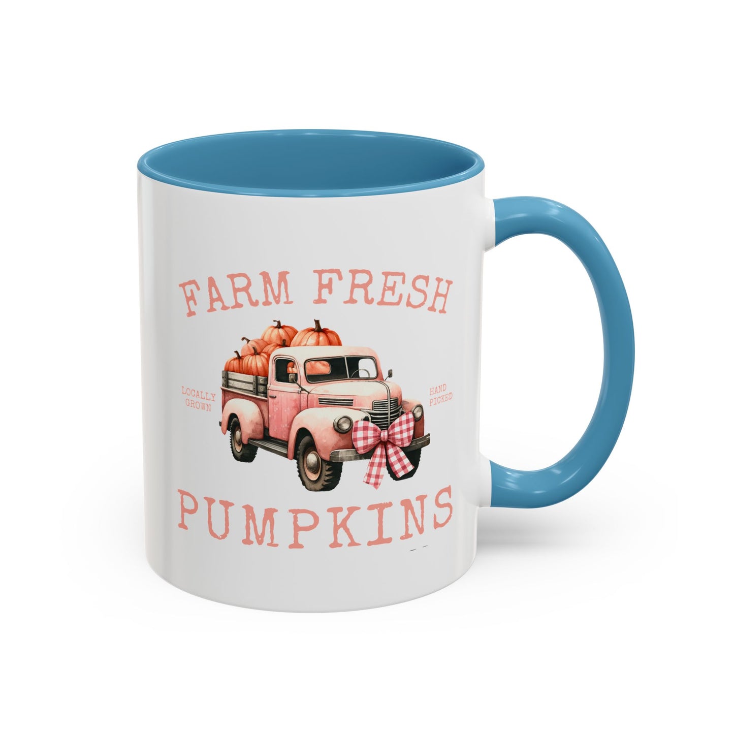 Farm Fresh Pumpkins Home Sweet Home Gift | 11oz | 15oz | White Color Rimmed Mug | Girl Soccer Player