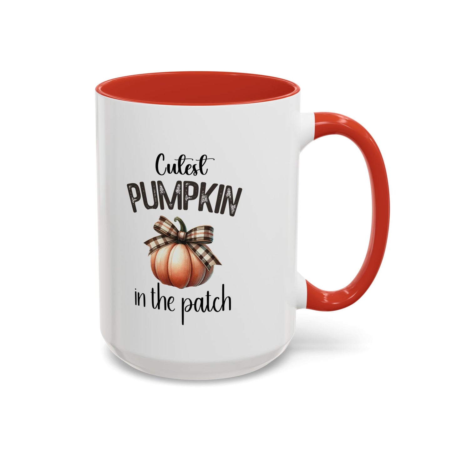 Cutest Pumpkin In The Patch Home Sweet Home Gift | 11oz | 15oz | White Color Rimmed Mug | Girl Soccer Player