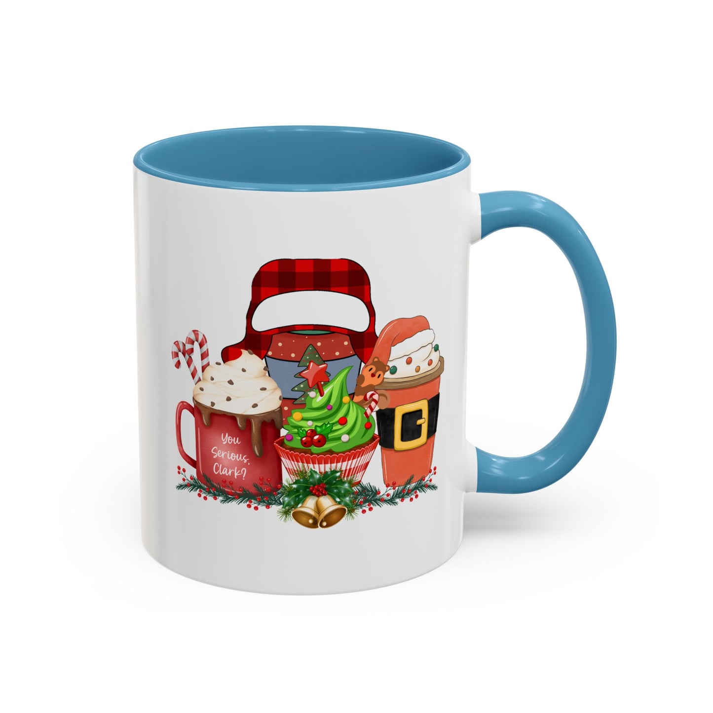 Merry Christmas Home Sweet Home Gift | 11oz | 15oz | White Color Rimmed Mug | Girl Soccer Player