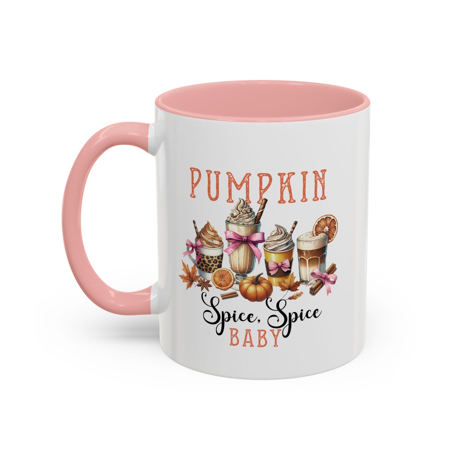 Pumpkin Spice Baby Home Sweet Home Gift | 11oz | 15oz | White Color Rimmed Mug