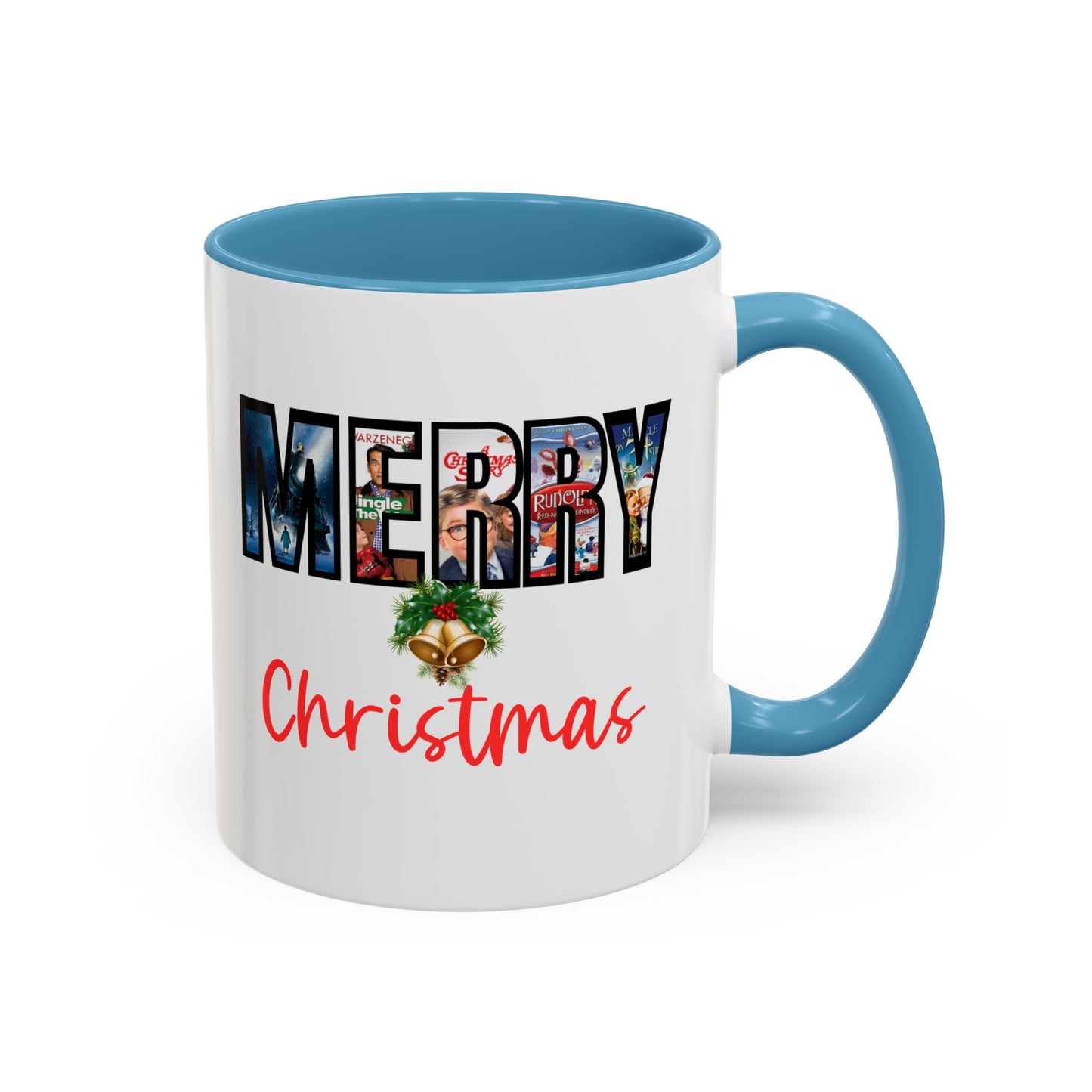 Merry Christmas Home Sweet Home Gift | 11oz | 15oz | White Color Rimmed Mug