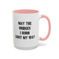 May The Bridges I Burn Light The Way Home Sweet Home Gift | 11oz | 15oz | White Color Rimmed Mug | Girl Soccer Player