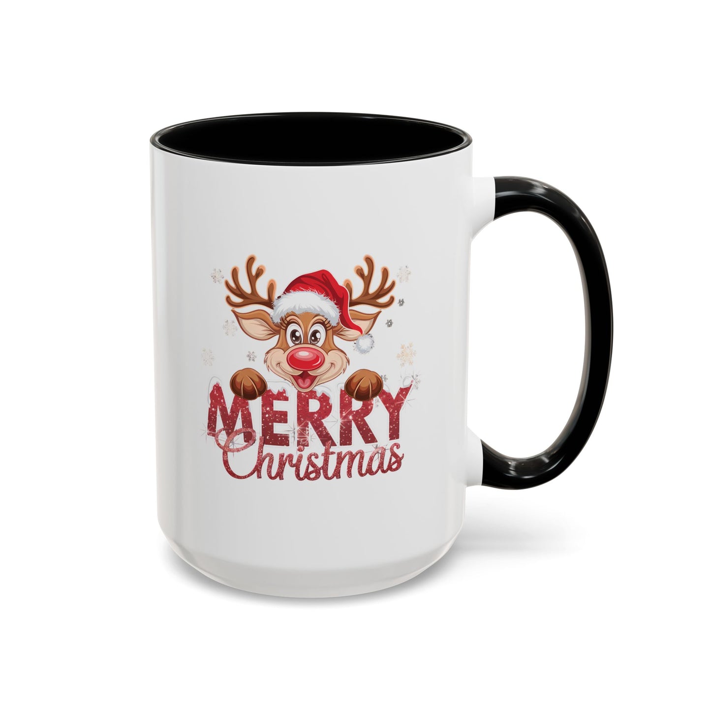 Merry Christmas Home Sweet Home Gift | 11oz | 15oz | White Color Rimmed Mug