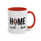 Football Player Home Sweet Home Gift | 11oz | 15oz | White Color Rimmed Mug