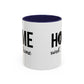 Football Player Home Sweet Home Gift | 11oz | 15oz | White Color Rimmed Mug