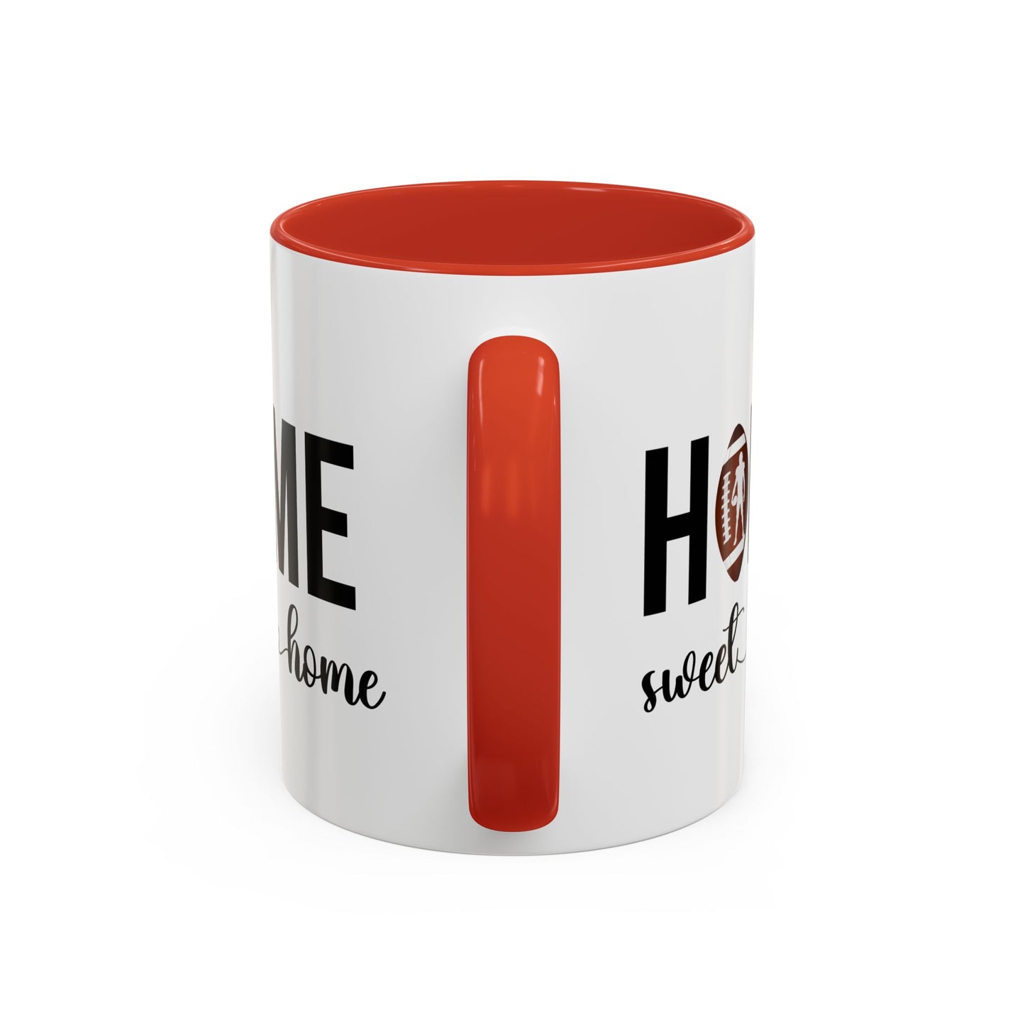 Football Player Home Sweet Home Gift | 11oz | 15oz | White Color Rimmed Mug