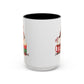 Yippee Ki Yay Home Sweet Home Gift | 11oz | 15oz | White Color Rimmed Mug | Girl Soccer Player