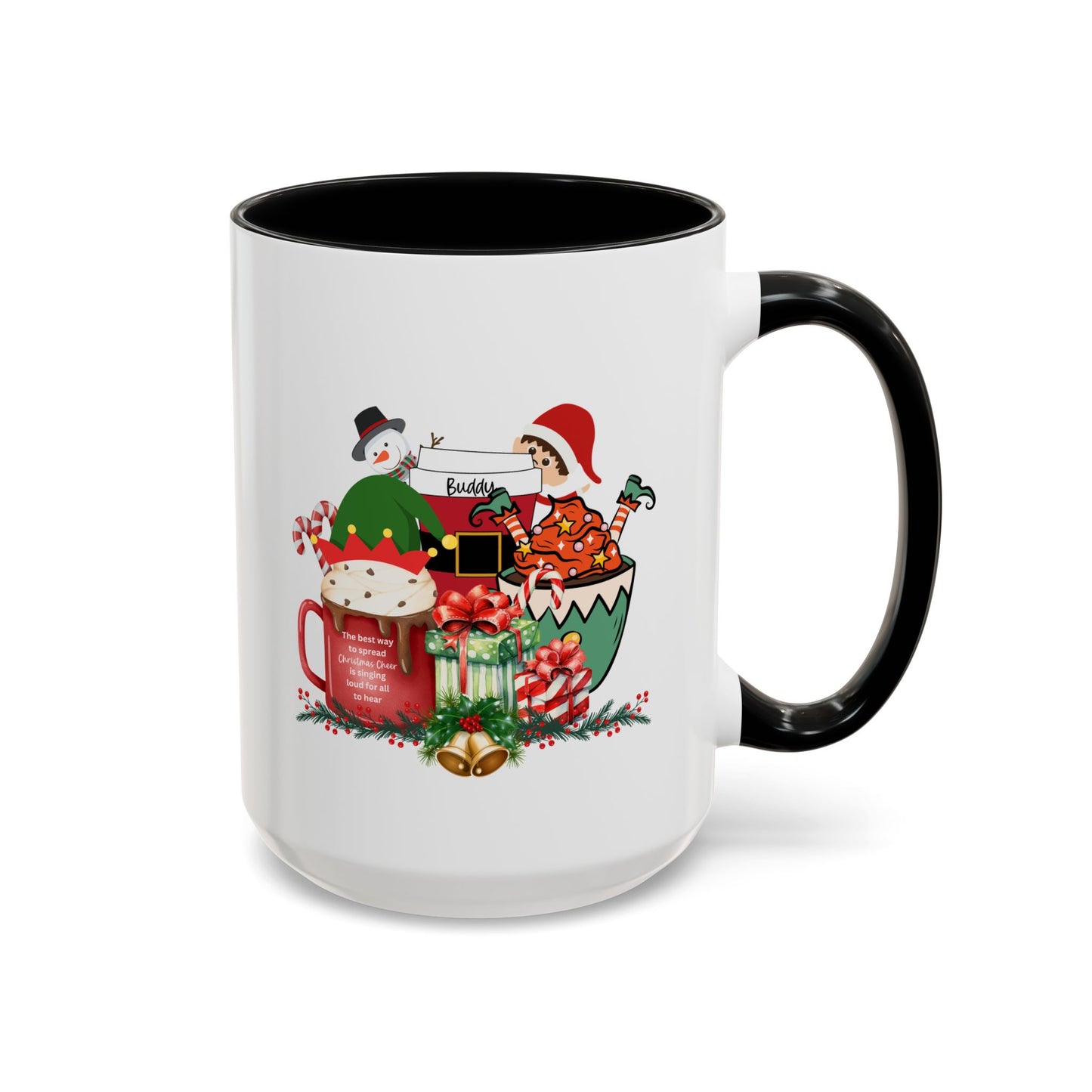 Merry Christmas with a Bang Home Sweet Home Gift | 11oz | 15oz | White Color Rimmed Mug | Girl Soccer Player