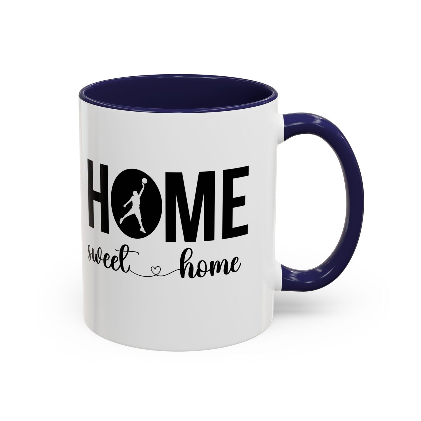 Football Player Home Sweet Home Gift | 11oz | 15oz | White Color Rimmed Mug