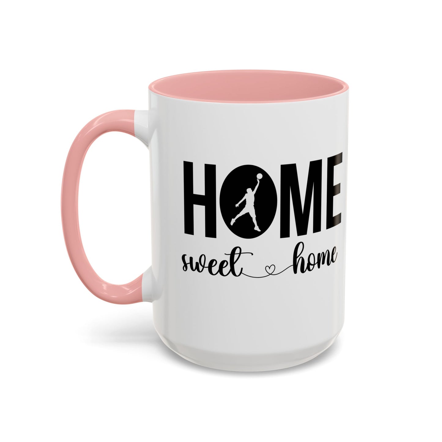 Bake, Sip Hot Cocoa and  Home Sweet Home Gift | 11oz | 15oz | White Color Rimmed Mug