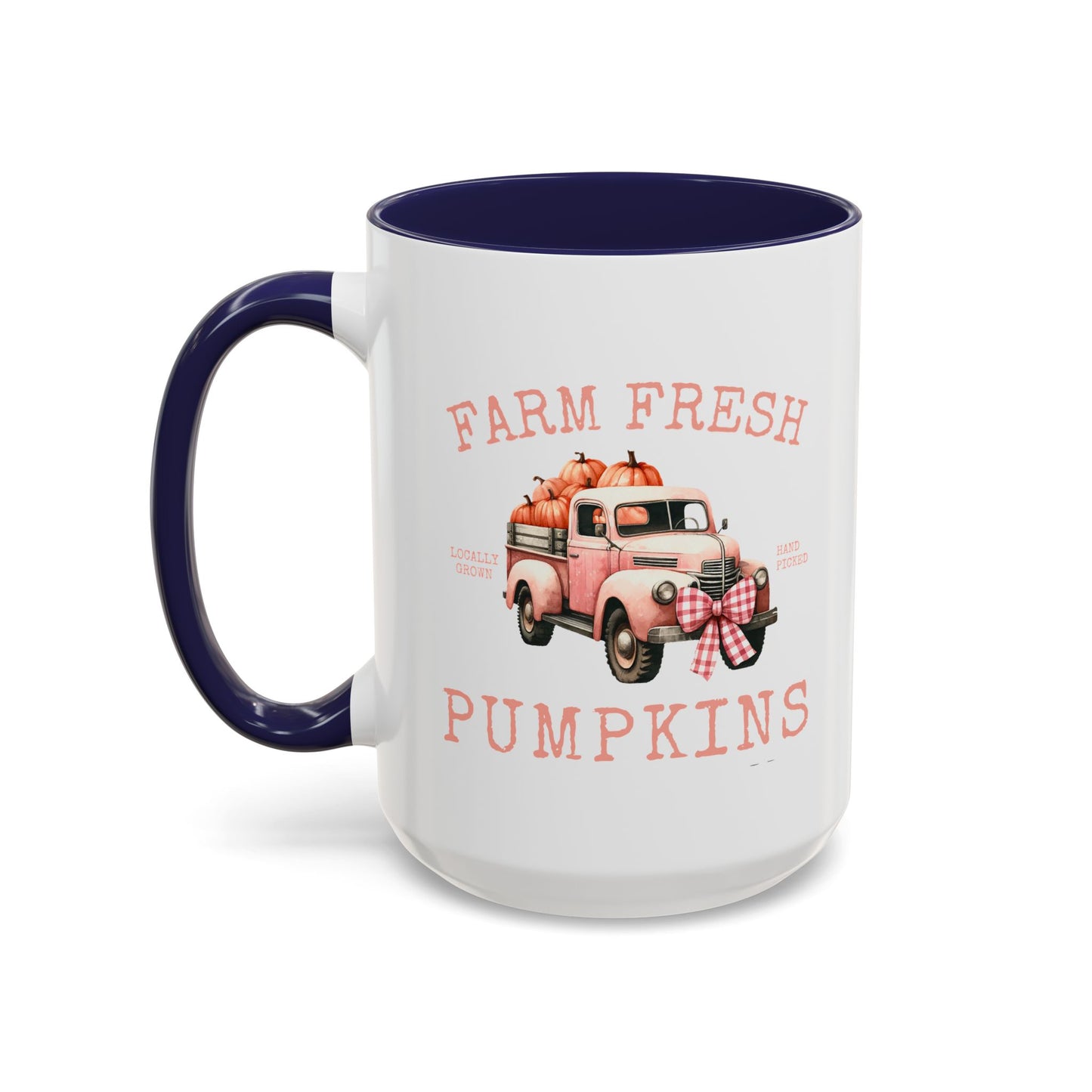 Farm Fresh Pumpkins Home Sweet Home Gift | 11oz | 15oz | White Color Rimmed Mug | Girl Soccer Player