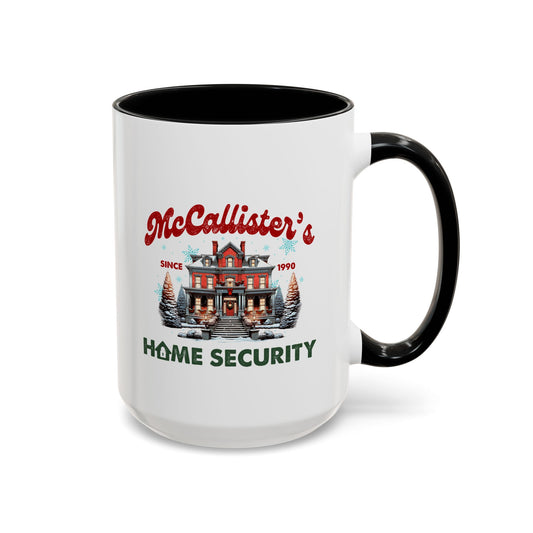 McCallister's Home Security Home Sweet Home Gift | 11oz | 15oz | White Color Rimmed Mug | Girl Soccer Player