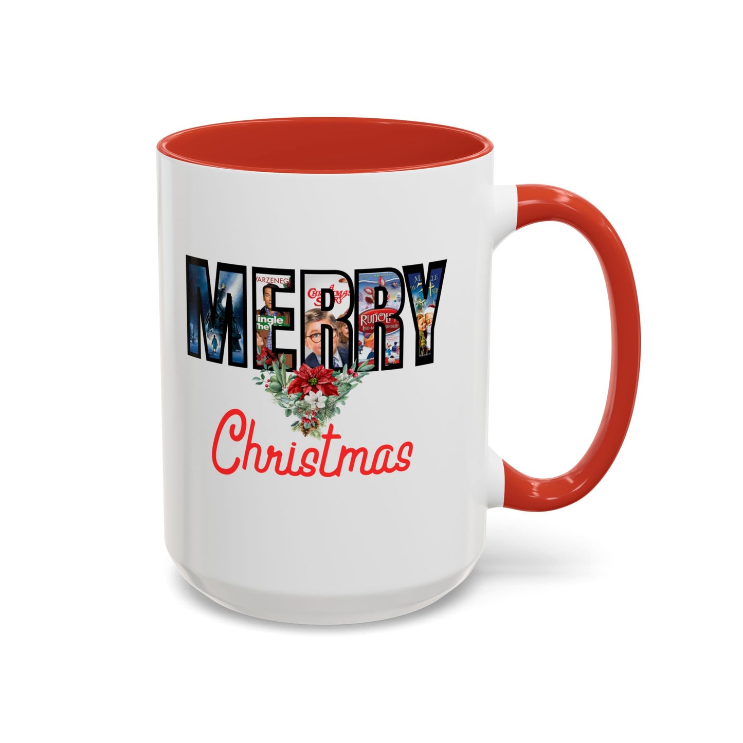 Merry Christmas Home Sweet Home Gift | 11oz | 15oz | White Color Rimmed Mug | Girl Soccer Player