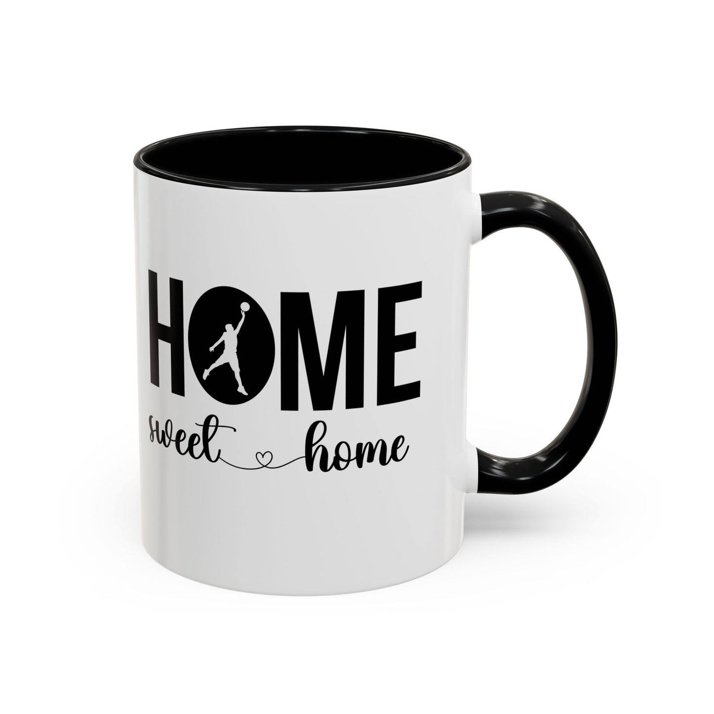 Bake, Sip Hot Cocoa and  Home Sweet Home Gift | 11oz | 15oz | White Color Rimmed Mug