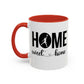 Football Player Home Sweet Home Gift | 11oz | 15oz | White Color Rimmed Mug